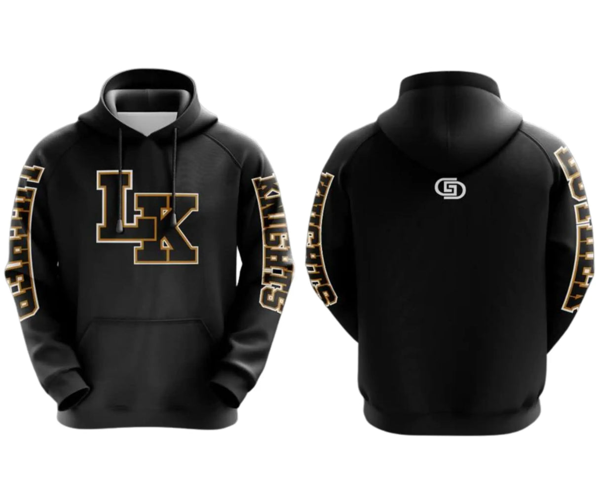 Luther Knights Sublimated Hoodie Gameday Supply llc