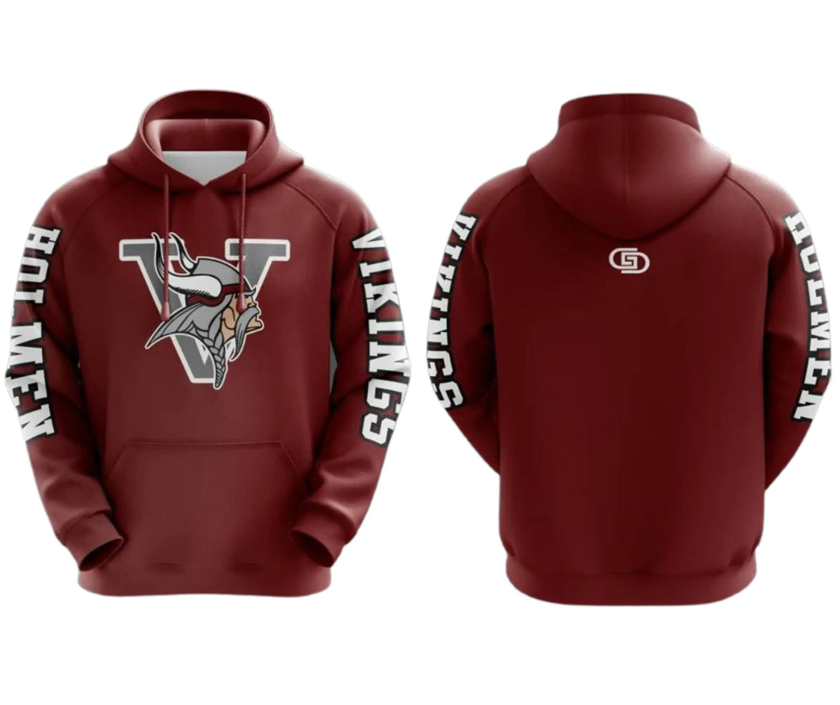 HOLMEN VIKINGS SUBLIMATED HOODIE Gameday Supply llc