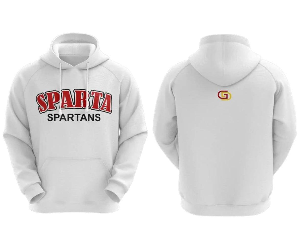 Sparta Spartans Sublimated Hoodie Gameday Supply llc