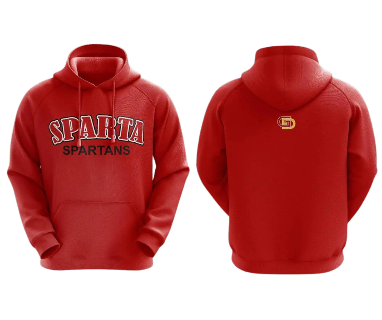 Sparta Spartans Sublimated Hoodie Gameday Supply llc