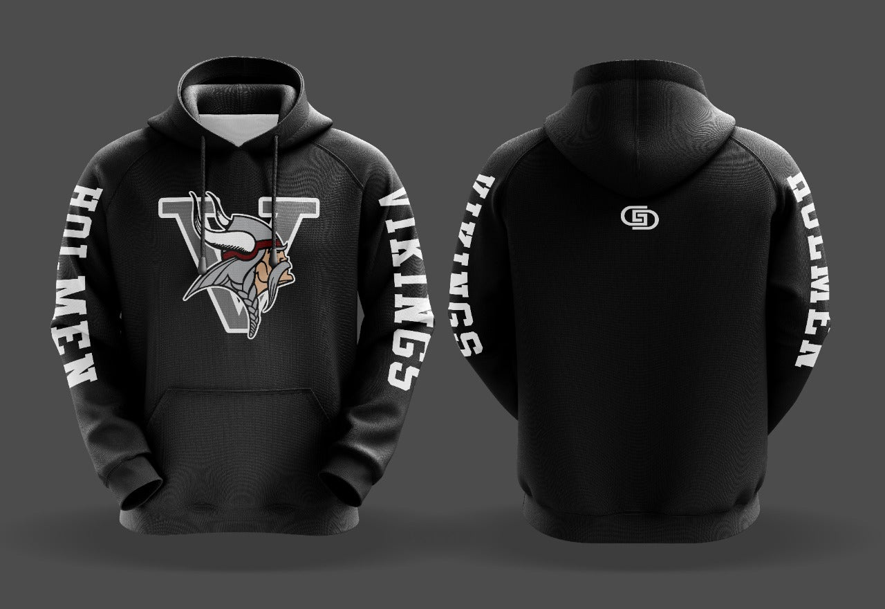 vikings white out hoodie