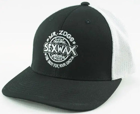 ZOGS Sexwax Trucker Cap:Black & White Gameday Supply llc