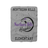 NORTHERN HILLS Sherpa Fleece Blanket Printify