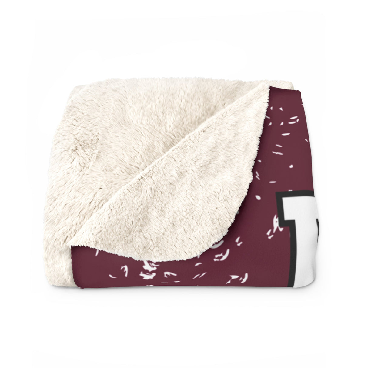 Holmen Sherpa Fleece Blanket Printify