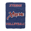 Xtreme VBC Navy Sherpa Fleece Blanket Printify