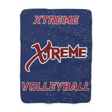 Xtreme VBC Navy Sherpa Fleece Blanket Printify