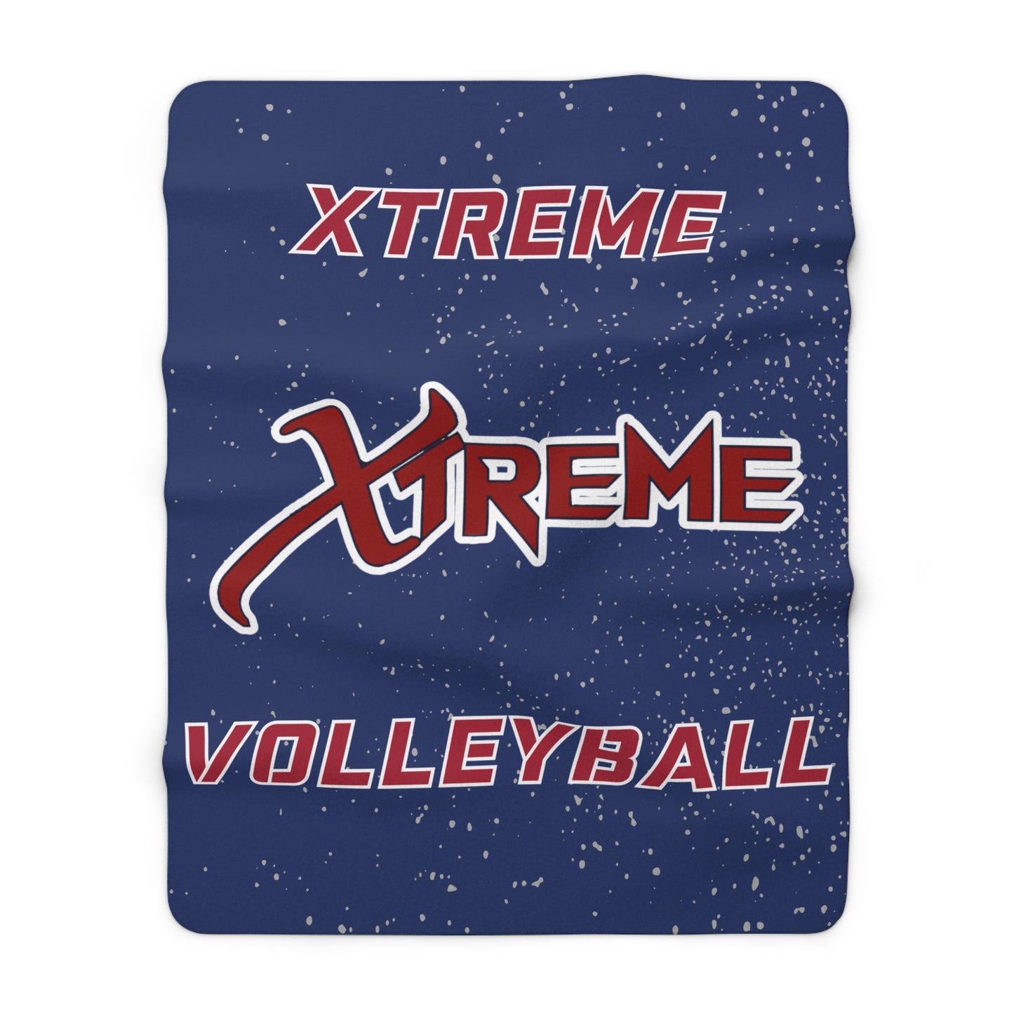 Xtreme VBC Navy Sherpa Fleece Blanket