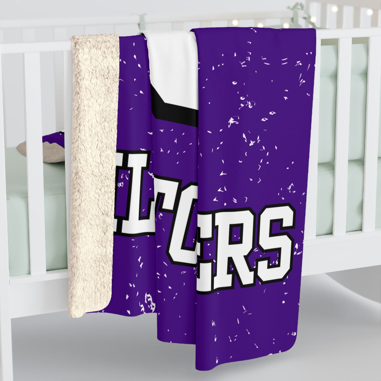 Onalaska Sherpa Fleece Blanket Printify