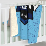 TENACITY Shield Sherpa Fleece Blanket Printify