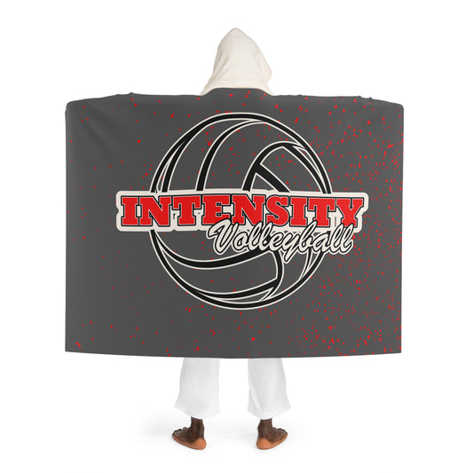 INTENSITY Hooded Sherpa Fleece Blanket