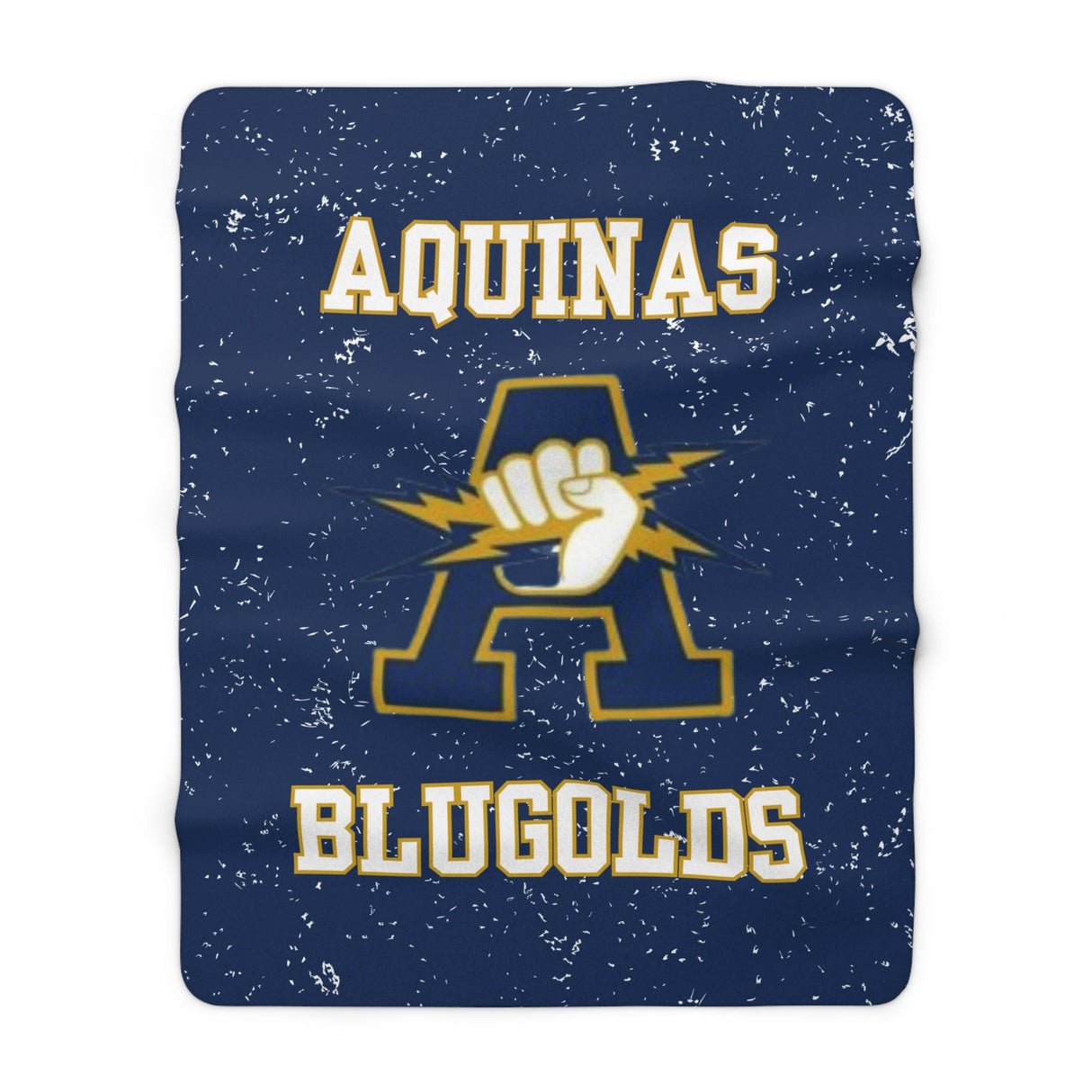 AQUINAS Sherpa Fleece Blanket Printify