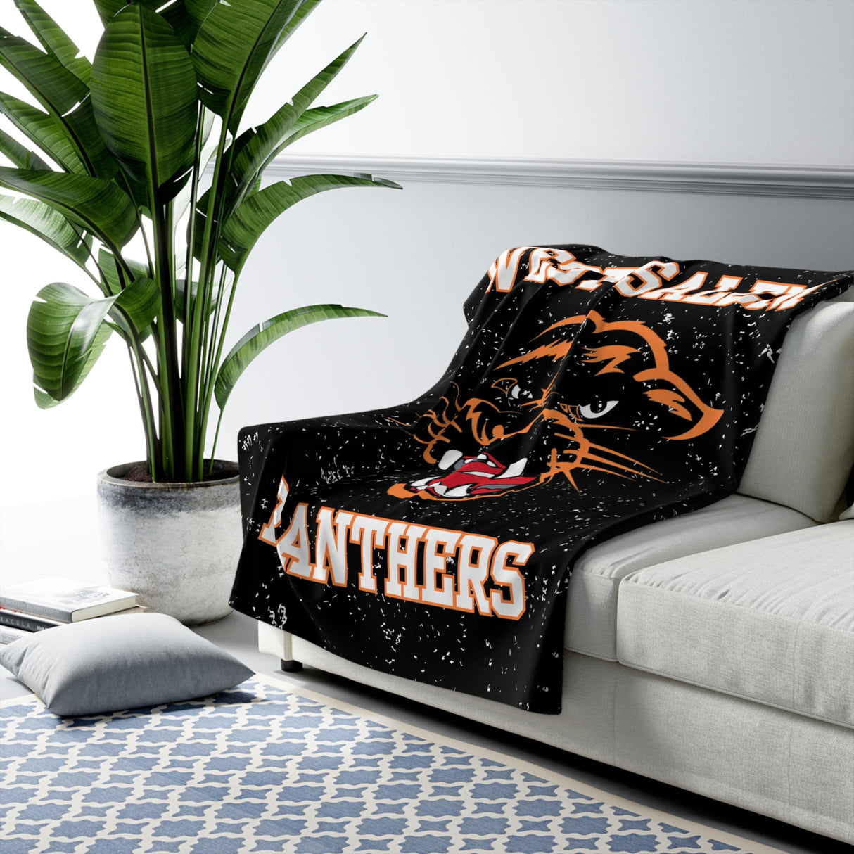 West Salem Sherpa Fleece Blanket Printify