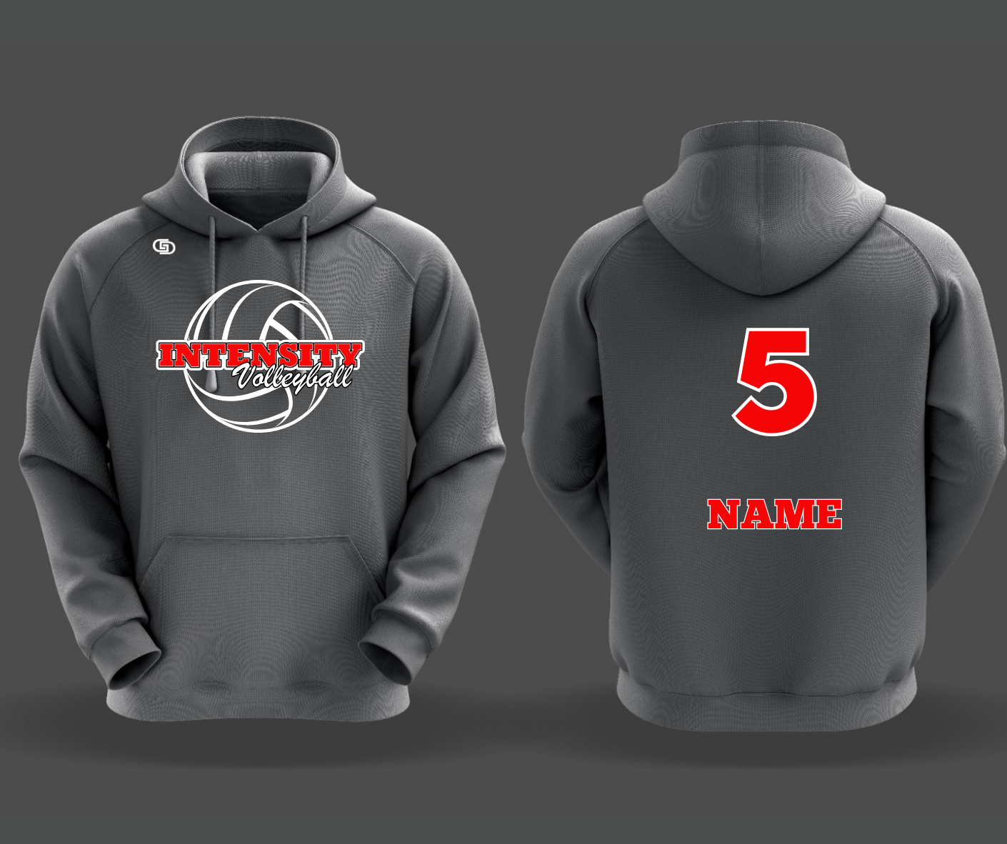 INTENSITY Volleyball Dye Sublimated Hoodie