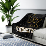 Luther Sherpa Fleece Blanket Printify