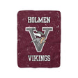 Holmen Sherpa Fleece Blanket Printify