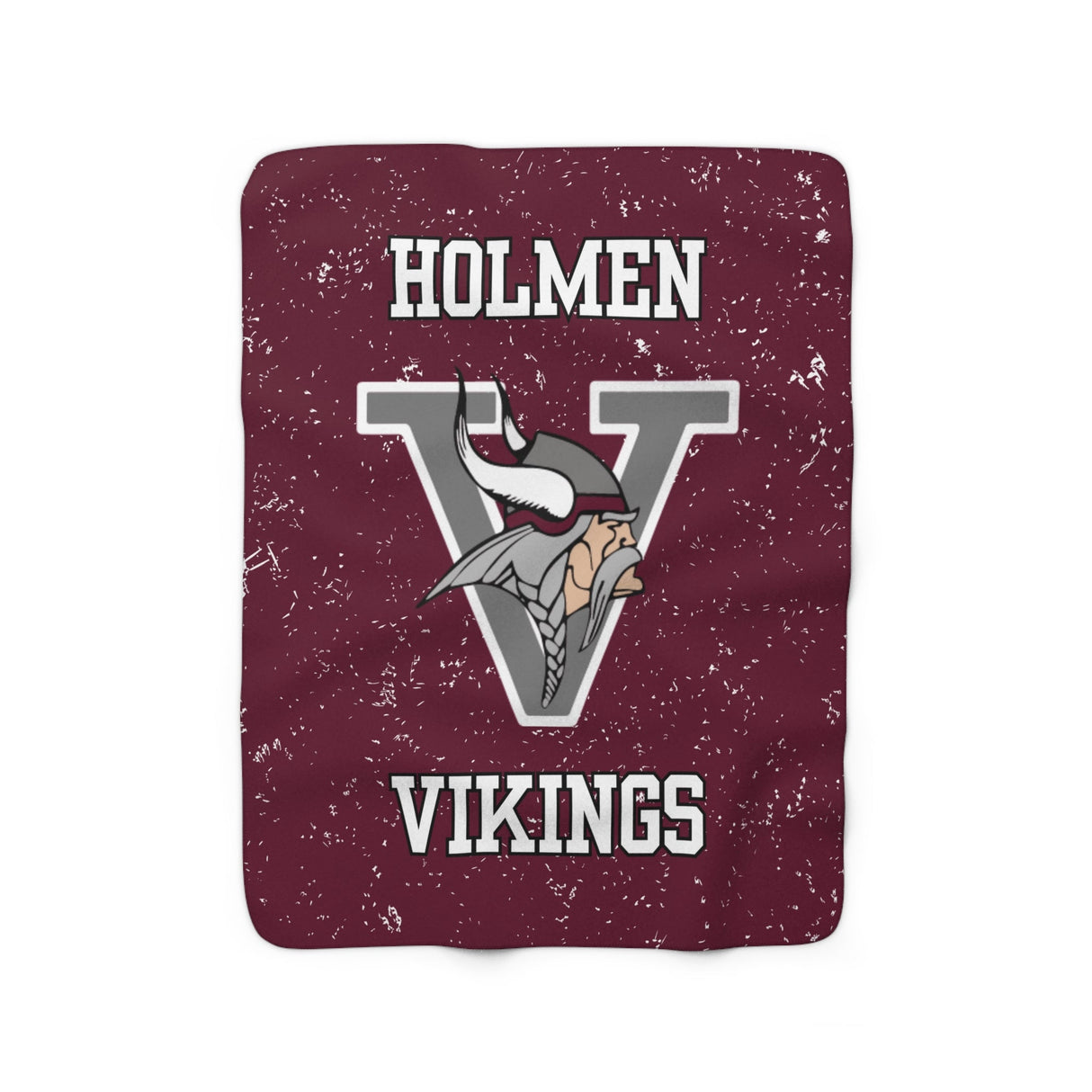 Holmen Sherpa Fleece Blanket Printify