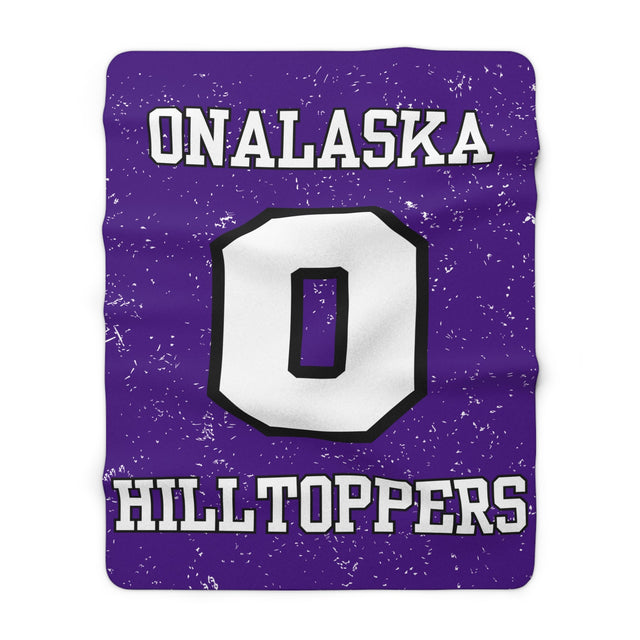 Onalaska Sherpa Fleece Blanket Printify