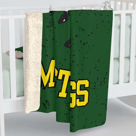 MEL- MIN Sherpa Fleece Blanket Printify