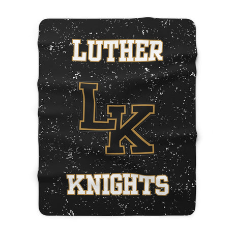 Luther Sherpa Fleece Blanket Printify