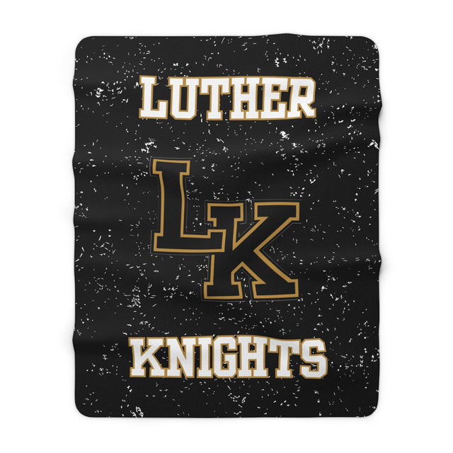 Luther Sherpa Fleece Blanket Printify