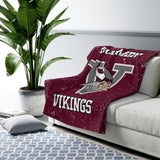 Holmen Sherpa Fleece Blanket Printify