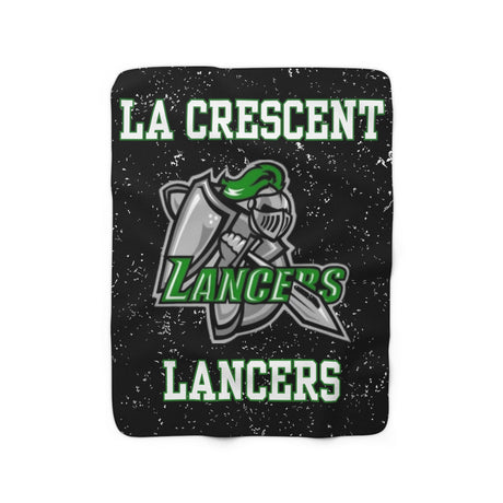 LA CRESCENT Sherpa Fleece Blanket Printify