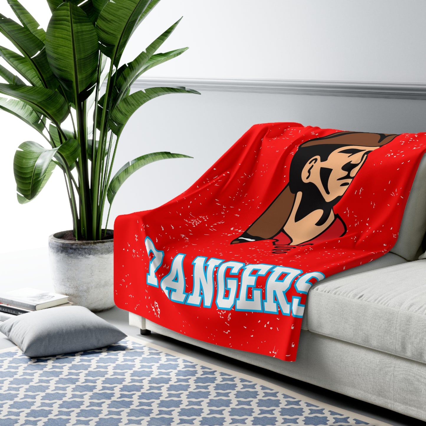 LA CROSSE LOGAN Sherpa Fleece Blanket