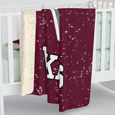 Holmen Sherpa Fleece Blanket Printify