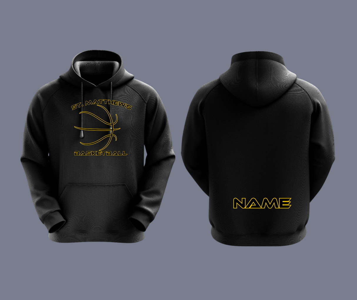 ST MATTHEWS BASKETBALL SUB DYE HOODIE Gameday Supply llc