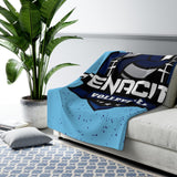 TENACITY Shield Sherpa Fleece Blanket Printify