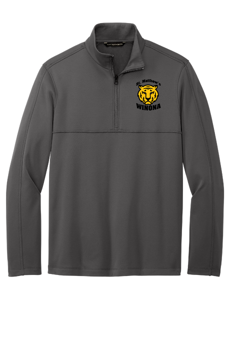 St Matthews Smooth Fleece 1/4 zip PORT AUTHORITY