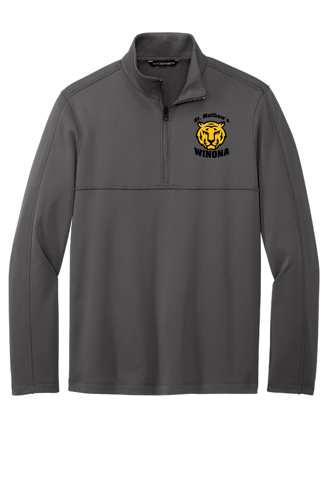 St Matthews Smooth Fleece 1/4 zip PORT AUTHORITY