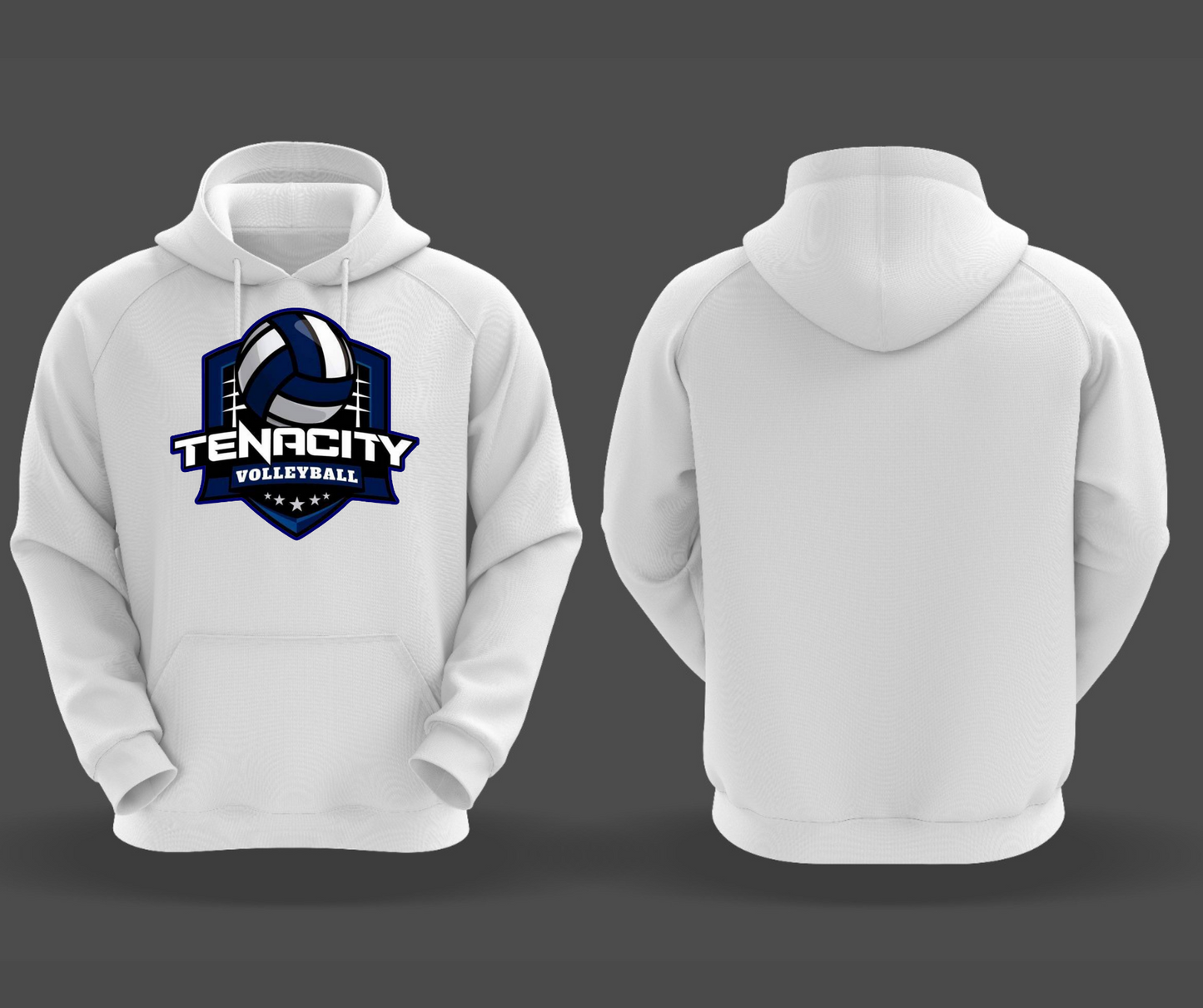 TENACITY Shield logo Dye Sublimated Hoodie