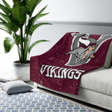 Holmen Sherpa Fleece Blanket Printify