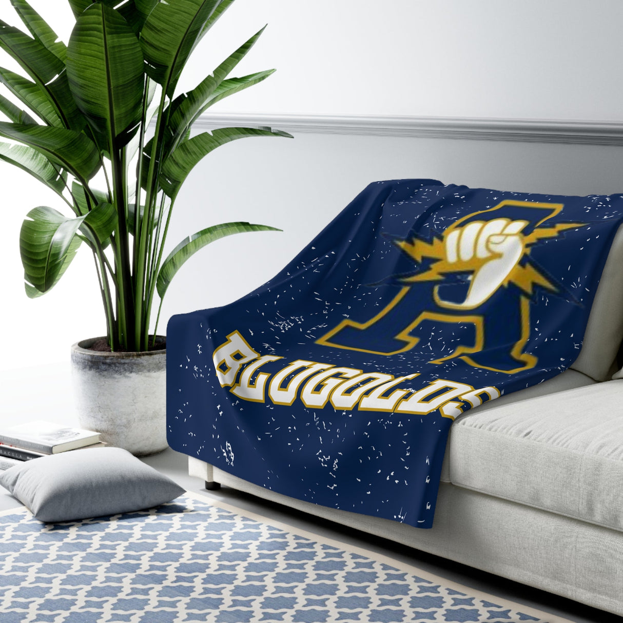 AQUINAS Sherpa Fleece Blanket Printify