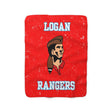 LA CROSSE LOGAN Sherpa Fleece Blanket Printify