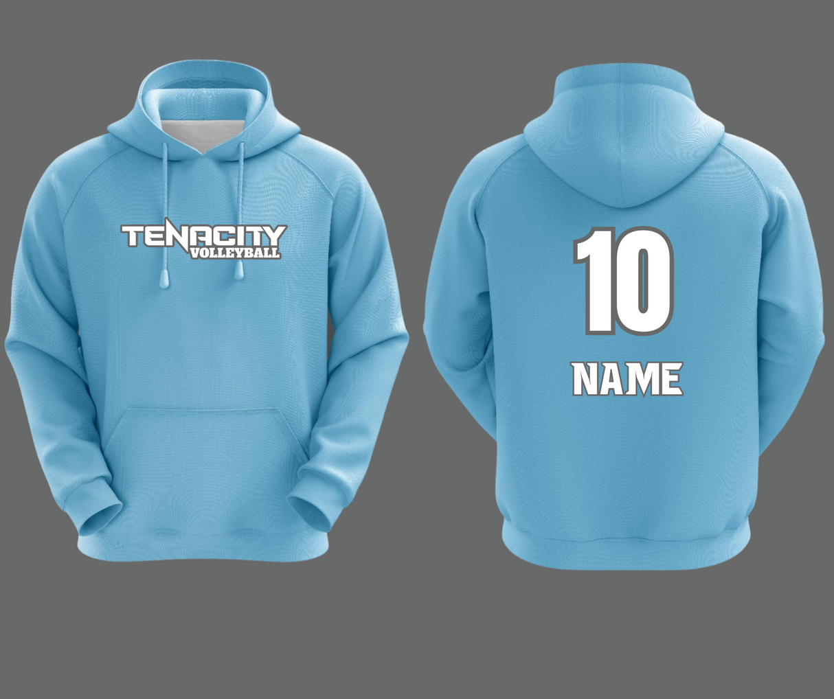 TENACITY  Dye Sublimated Hoodie Gameday Supply llc