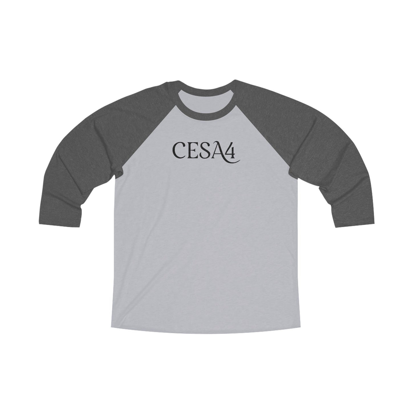 CESA4 Unisex Tri-Blend 3\4 Raglan Tee