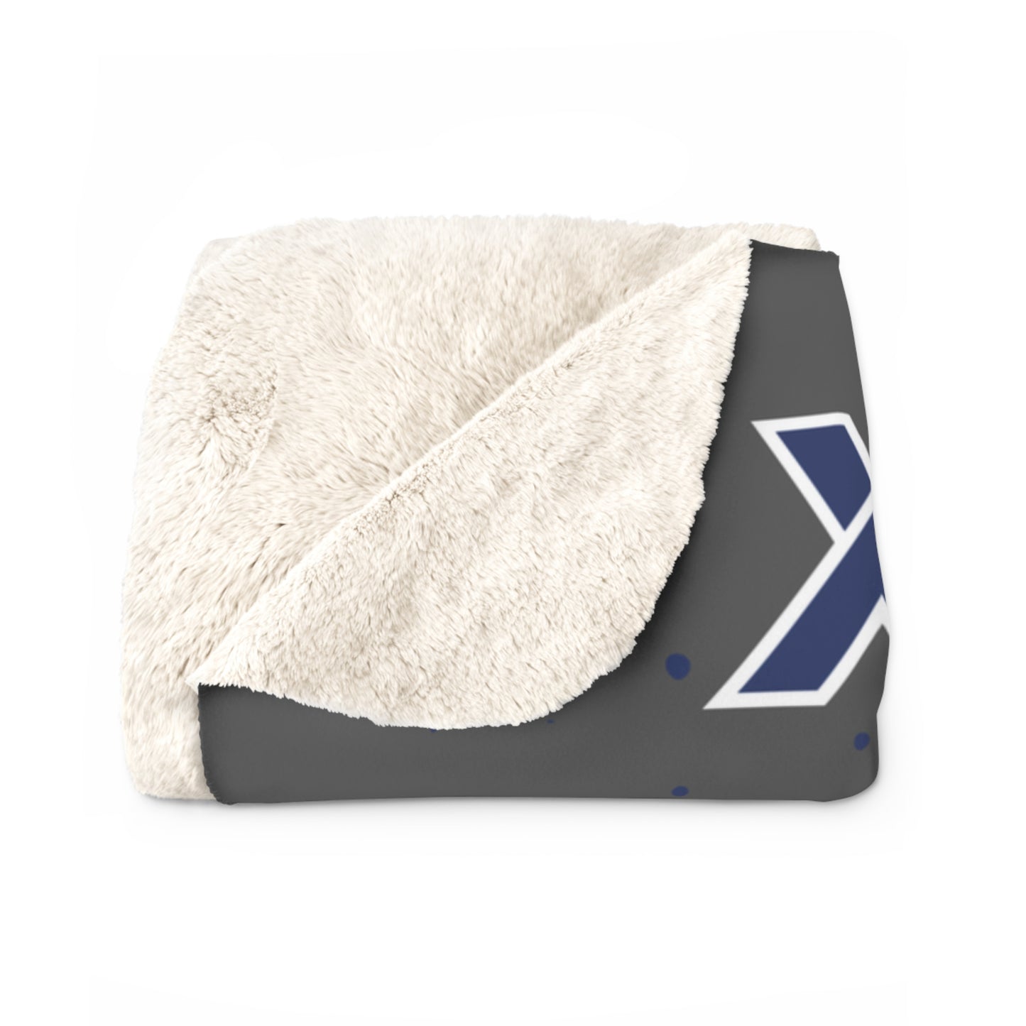 Xtreme VBC Gray Sherpa Fleece Blanket