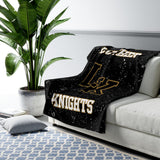 Luther Sherpa Fleece Blanket Printify