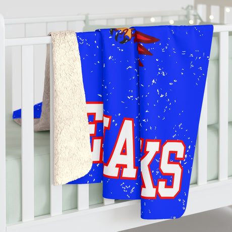 G-E-T Sherpa Fleece Blanket Printify