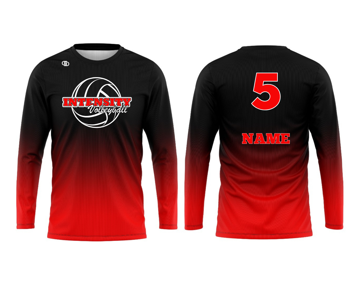 INTENSITY Volleyball Dye Sublimated Long sleeve