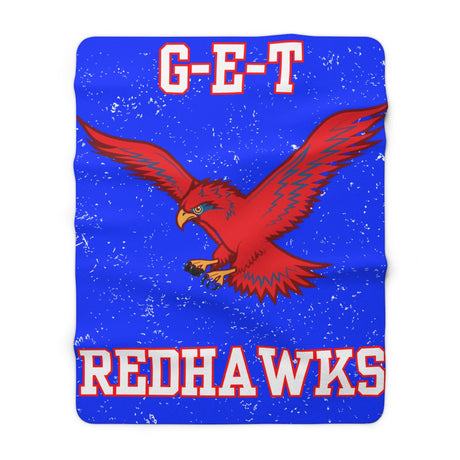 G-E-T Sherpa Fleece Blanket Printify