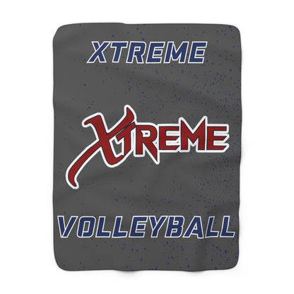 Xtreme VBC Gray Sherpa Fleece Blanket