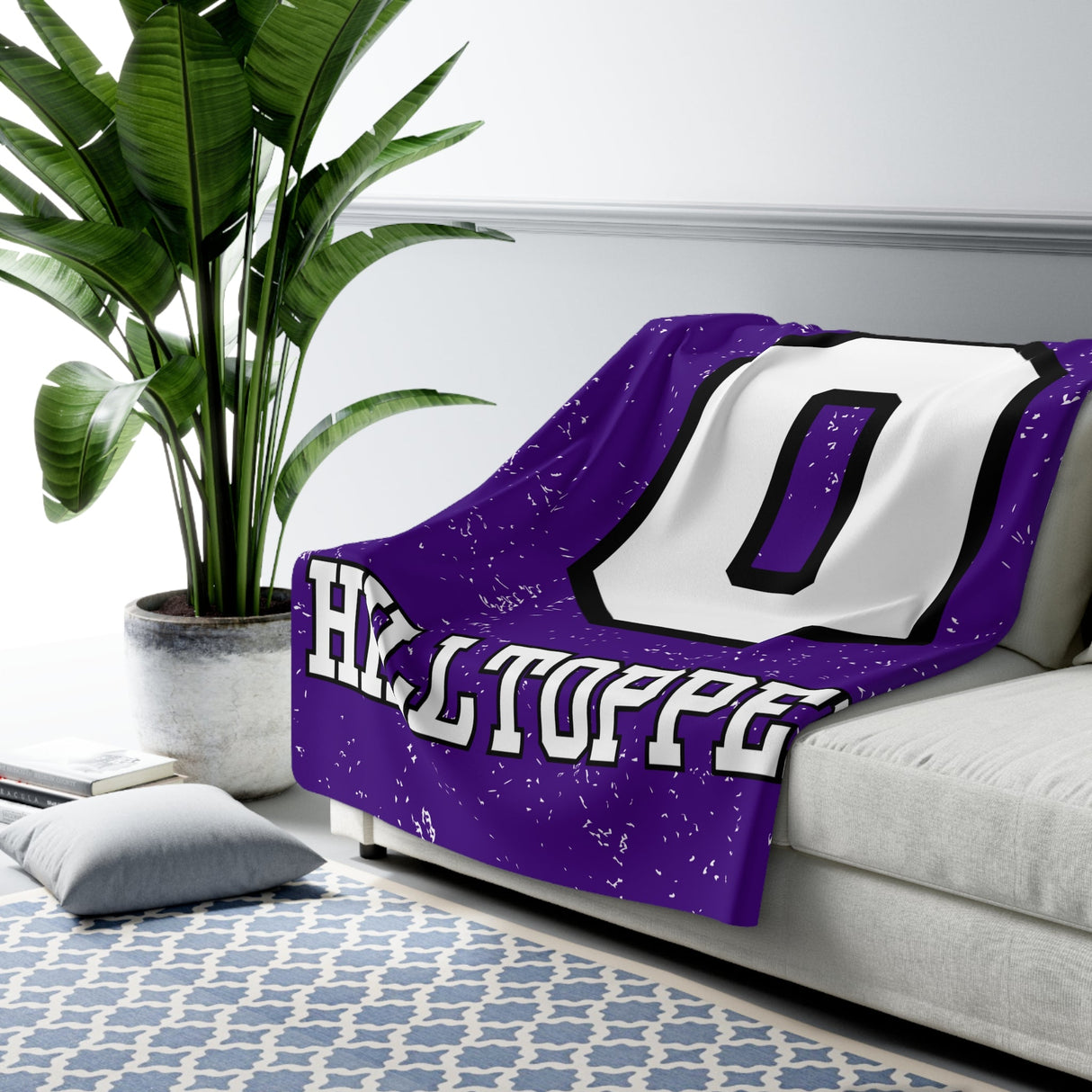 Onalaska Sherpa Fleece Blanket Printify