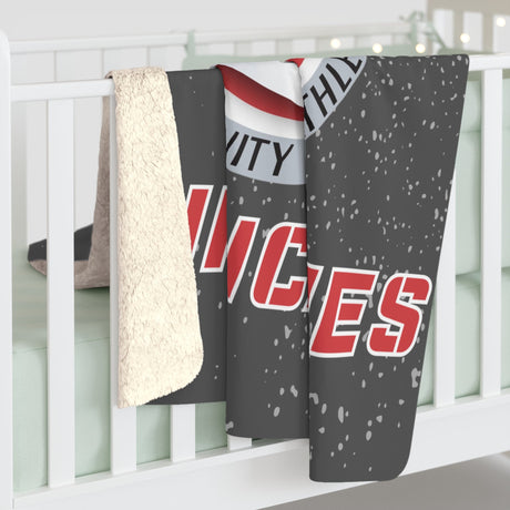 HOUSTON Sherpa Fleece Blanket Printify