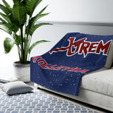 Xtreme VBC Navy Sherpa Fleece Blanket Printify
