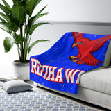 G-E-T Sherpa Fleece Blanket Printify