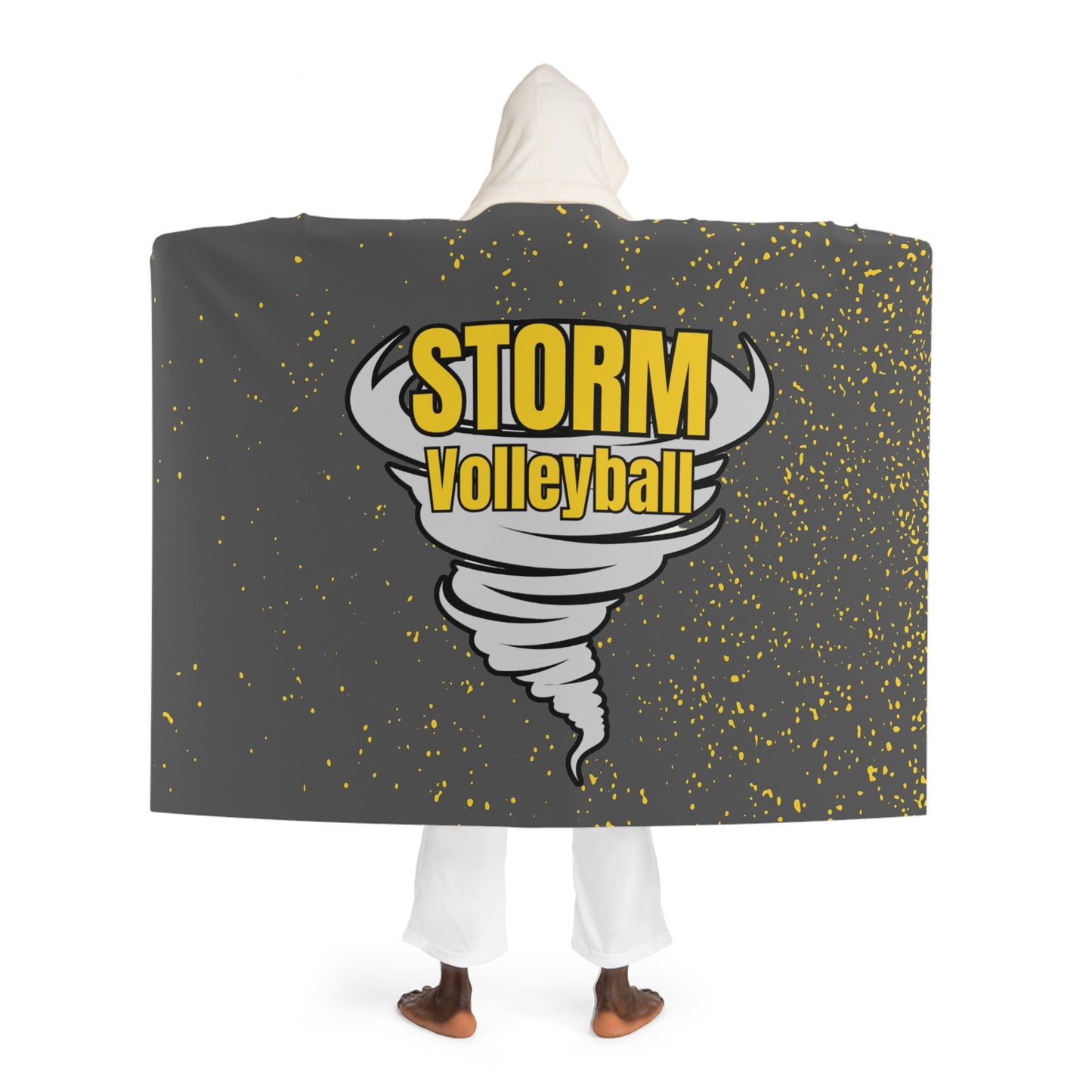 STORM Hooded Sherpa Fleece Blanket