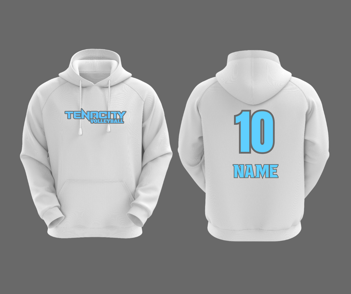 TENACITY  Dye Sublimated Hoodie Gameday Supply llc